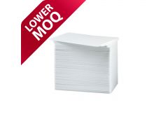 Premium in plastica PVC ISO CARD vuota per ID & Business 420 Micron Plain Slim Carte 