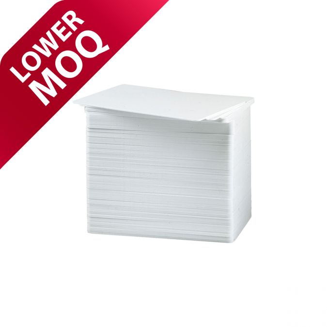100x PREMIUM BLANK White Plastic PVC Magnetic Stripe ID Cards CR80 760 Micron UK 